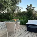 Rustic With Pond And Deck