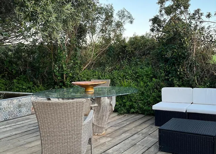 Rustic With Pond And Deck